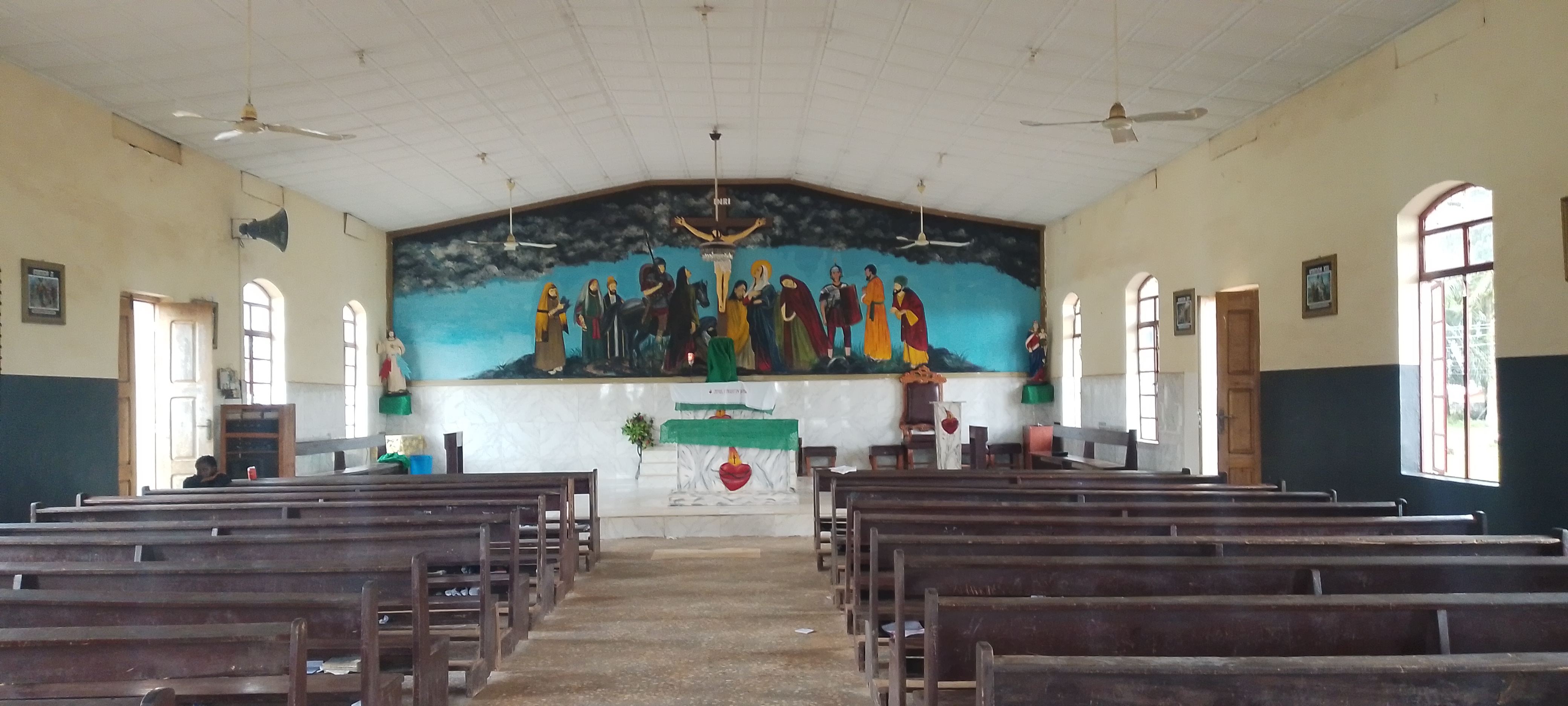Interior of the Sacred Heart Seminary chapel